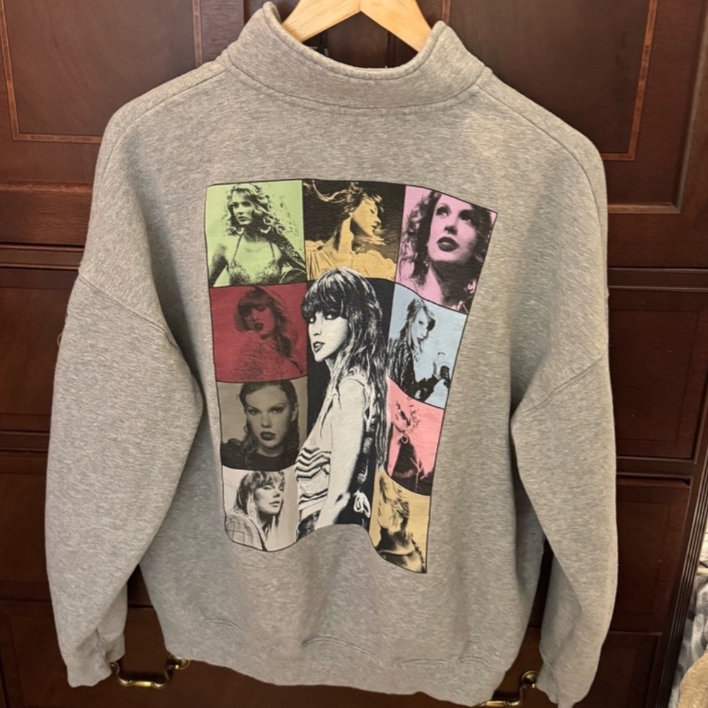 Taylor Swift Eras Tour 1/4 Zip Sweater